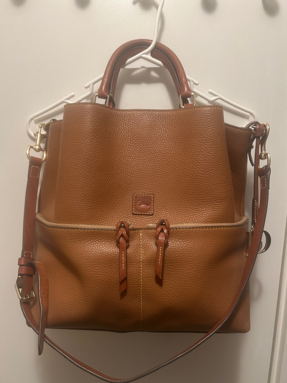 Dooney &Bourke Dawson Satchel pebbled leather